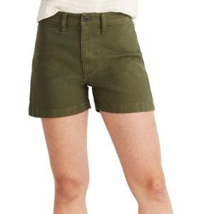 Madewell Emmett High Waist Olive Shorts - Size 26